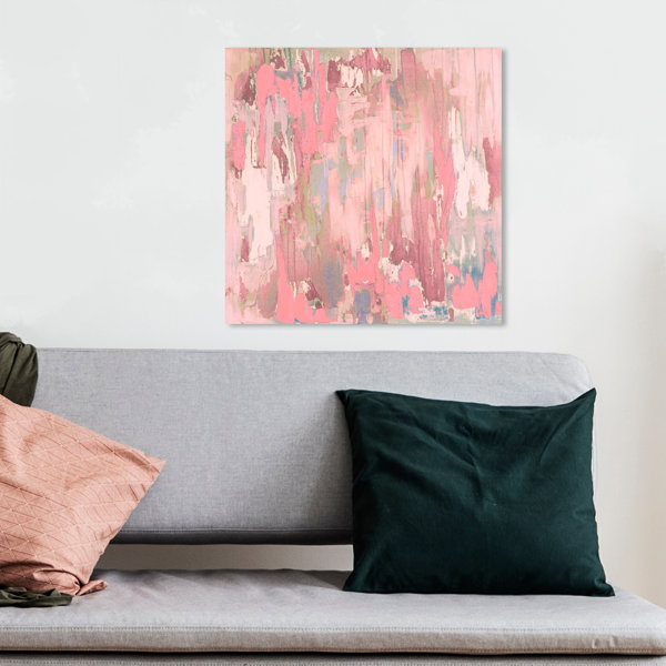 East Urban Home Leinwandbild Marissa Anderson - Blush Swan Lake